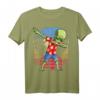 Hawaiian Alien T-Shirt - Vintage Surf & Beach Shirt für Sommer, Hawaii & Science-Fiction Fans, perfekt für Strand, Surfen & Partys