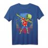Hawaiian Alien T-Shirt - Vintage Surf & Beach Shirt für Sommer, Hawaii & Science-Fiction Fans, perfekt für Strand, Surfen & Partys