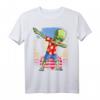 Hawaiian Alien T-Shirt - Vintage Surf & Beach Shirt für Sommer, Hawaii & Science-Fiction Fans, perfekt für Strand, Surfen & Partys