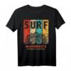MAVERICK'S Retro Surf T-Shirt Vintage Mandala – Geschenkidee für Surfer, Strandliebhaber & Meerfans im Retro-Stil