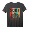 MAVERICK'S Retro Surf T-Shirt Vintage Mandala – Geschenkidee für Surfer, Strandliebhaber & Meerfans im Retro-Stil