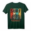 MAVERICK'S Retro Surf T-Shirt Vintage Mandala – Geschenkidee für Surfer, Strandliebhaber & Meerfans im Retro-Stil