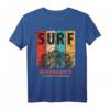 MAVERICK'S Retro Surf T-Shirt Vintage Mandala – Geschenkidee für Surfer, Strandliebhaber & Meerfans im Retro-Stil
