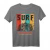 MAVERICK'S Retro Surf T-Shirt Vintage Mandala – Geschenkidee für Surfer, Strandliebhaber & Meerfans im Retro-Stil