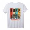 MAVERICK'S Retro Surf T-Shirt Vintage Mandala – Geschenkidee für Surfer, Strandliebhaber & Meerfans im Retro-Stil