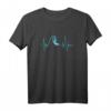 Herzschlag Surfer Shirt – Lustiges Wassersport Geschenk für Surfer, Wellenreiter & Surfen Liebhaber zum Geburtstag & Weihnachten