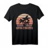 Canary Gran Canaria Sonnenuntergang Palme Vintage T-Shirt – Perfektes Geschenk für Strand- und Inselliebhaber, Surfer & Kanarienvögel-Fans