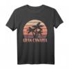 Canary Gran Canaria Sonnenuntergang Palme Vintage T-Shirt – Perfektes Geschenk für Strand- und Inselliebhaber, Surfer & Kanarienvögel-Fans