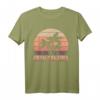 Canary Gran Canaria Sonnenuntergang Palme Vintage T-Shirt – Perfektes Geschenk für Strand- und Inselliebhaber, Surfer & Kanarienvögel-Fans