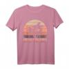 Canary Gran Canaria Sonnenuntergang Palme Vintage T-Shirt – Perfektes Geschenk für Strand- und Inselliebhaber, Surfer & Kanarienvögel-Fans