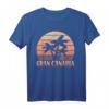 Canary Gran Canaria Sonnenuntergang Palme Vintage T-Shirt – Perfektes Geschenk für Strand- und Inselliebhaber, Surfer & Kanarienvögel-Fans