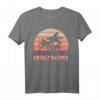Canary Gran Canaria Sonnenuntergang Palme Vintage T-Shirt – Perfektes Geschenk für Strand- und Inselliebhaber, Surfer & Kanarienvögel-Fans