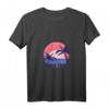 Damen Santa Cruz California Surfing Surfer T-Shirt im Retro 70er/80er Stil mit V-Ausschnitt – Perfekt für Surfer & Strandliebhaber