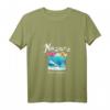 Damen Nazare Portugal Vintage-Surfen T-Shirt mit V-Ausschnitt – Perfektes Surf-Souvenir & Mode für Surfer und Fotografen