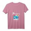 Damen Nazare Portugal Vintage-Surfen T-Shirt mit V-Ausschnitt – Perfektes Surf-Souvenir & Mode für Surfer und Fotografen