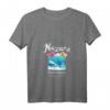 Damen Nazare Portugal Vintage-Surfen T-Shirt mit V-Ausschnitt – Perfektes Surf-Souvenir & Mode für Surfer und Fotografen