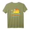 HapMonkey Sunset Palm Trees Ocean Surfer T-Shirt – Perfekt für Strandurlaub, Surfer & Acapulco Fans