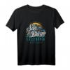 Retro San Diego California Sun Sand Surf Beach Palmen T-Shirt – Vintage Souvenir & Strandmode für Familien, Surfer & Heimatstolz