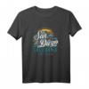 Retro San Diego California Sun Sand Surf Beach Palmen T-Shirt – Vintage Souvenir & Strandmode für Familien, Surfer & Heimatstolz