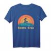 Santa Cruz CA - Surfing 70s 80s Retro Vintage T-Shirt - Surfer Strandmode & Geschenkidee für Männer & Frauen