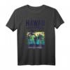 Aloha Hawaii Retro Vintage Sonnenuntergang T-Shirt – Tropisches Strand-Design für Sommerurlaub, Surfer & Hawaii-Fans
