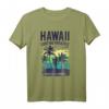 Aloha Hawaii Retro Vintage Sonnenuntergang T-Shirt – Tropisches Strand-Design für Sommerurlaub, Surfer & Hawaii-Fans