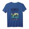 Aloha Hawaii Retro Vintage Sonnenuntergang T-Shirt – Tropisches Strand-Design für Sommerurlaub, Surfer & Hawaii-Fans