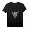 Damen Desert Camo Surfs Up Hawaii Shaka Sign T-Shirt mit V-Ausschnitt – Perfekt für Surfer, Hawaii Fans & Urlaubserinnerungen