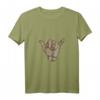 Damen Desert Camo Surfs Up Hawaii Shaka Sign T-Shirt mit V-Ausschnitt – Perfekt für Surfer, Hawaii Fans & Urlaubserinnerungen