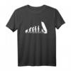 Lustiges Windsurfing Surfer T-Shirt: Evolution Windsurfer Design – Perfektes Geschenk für Surfer, Weihnachten, Geburtstag & Valentinstag