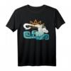 HapMonkey Moana Maui Hook Surf and Sun Gradient Graphic T-Shirt – Offiziell lizenziertes Disney Geschenk für Fans