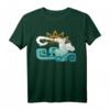 HapMonkey Moana Maui Hook Surf and Sun Gradient Graphic T-Shirt – Offiziell lizenziertes Disney Geschenk für Fans