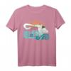 HapMonkey Moana Maui Hook Surf and Sun Gradient Graphic T-Shirt – Offiziell lizenziertes Disney Geschenk für Fans