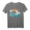 HapMonkey Moana Maui Hook Surf and Sun Gradient Graphic T-Shirt – Offiziell lizenziertes Disney Geschenk für Fans