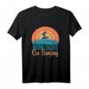 Work Sucks Go Surfing - Vintage Surfer Surfen T-Shirt für Surfer, Urlaub & surfbegeisterte Menschen, ideales Geschenk zu Weihnachten & Geburtstag