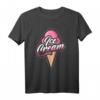 Leckeres Eiscreme T-Shirt mit großer Eiskugel in Waffel – Perfekt für Sommer, Urlaub & Eisliebhaber-Geschenke für Kinder, Damen & Herren