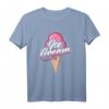 Leckeres Eiscreme T-Shirt mit großer Eiskugel in Waffel – Perfekt für Sommer, Urlaub & Eisliebhaber-Geschenke für Kinder, Damen & Herren
