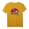 Santa Barbara Vintage California Surf T-Shirt – Retro Surfer Style mit Palmen und Sonnenuntergang für Strand, Urlaub und Wassersport