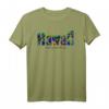 Hawaii Surfer T-Shirt mit Colorsplash - Perfektes Sommer-Feeling für Strandurlaub, Hawaii & tropische Ferien, ideales Geschenk für Geburtstag, Weihnachten & mehr