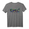 Hawaii Surfer T-Shirt mit Colorsplash - Perfektes Sommer-Feeling für Strandurlaub, Hawaii & tropische Ferien, ideales Geschenk für Geburtstag, Weihnachten & mehr