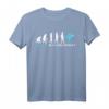Surf Evolution T-Shirt für Surfer & Surfliebhaber - Lustiges Wassersport-Shirt und Geschenk für Surfer