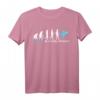 Surf Evolution T-Shirt für Surfer & Surfliebhaber - Lustiges Wassersport-Shirt und Geschenk für Surfer