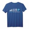 Surf Evolution T-Shirt für Surfer & Surfliebhaber - Lustiges Wassersport-Shirt und Geschenk für Surfer