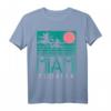 Vintage Miami Shirt - Florida Souvenir mit Strand und Palmen, Surfer Design, Perfektes Geschenk für Amerika- und Florida-Liebhaber