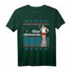 Mele Kalikimaka Santa Claus Hawaii Weihnachten Surfer Beach T-Shirt – Lustiges Weihnachts-Design für Strand- und Surfliebhaber, perfekt für Ugly Christmas Sweater Parties