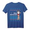 Mele Kalikimaka Santa Claus Hawaii Weihnachten Surfer Beach T-Shirt – Lustiges Weihnachts-Design für Strand- und Surfliebhaber, perfekt für Ugly Christmas Sweater Parties