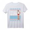 Mele Kalikimaka Santa Claus Hawaii Weihnachten Surfer Beach T-Shirt – Lustiges Weihnachts-Design für Strand- und Surfliebhaber, perfekt für Ugly Christmas Sweater Parties