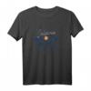 California Republic Vintage Retro Beach Surf Kalifornien T-Shirt – Klassisch geschnitten, doppelt genähter Saum