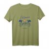 California Republic Vintage Retro Beach Surf Kalifornien T-Shirt – Klassisch geschnitten, doppelt genähter Saum