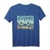 HapMonkey Kalifornien Sommer T-Shirt - Vintage Surfer Design, Perfekt für Strand und Sommerurlaub
